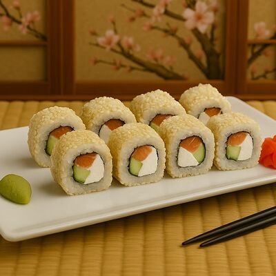 Филадельфия в кунжуте в Ichiban по цене 545 ₽