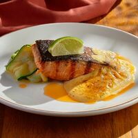 Стейк из морской форели в BBQ Beer Restaurant