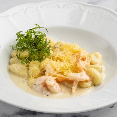Ньокки с креветками в соусе бермонте в Патис по цене 851 ₽