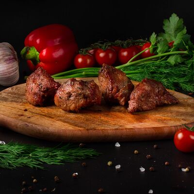 Шашлык из cвинoй шейки в Lamadjo 8888 по цене 560 ₽