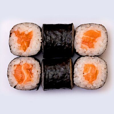 Мини-ролл с лососем в Sushi-Ok по цене 349 ₽