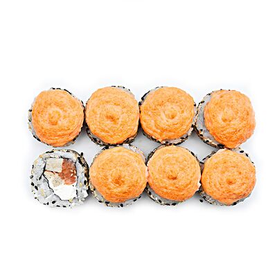 Запеченный ролл с лососем в Баба роллс по цене 335 ₽