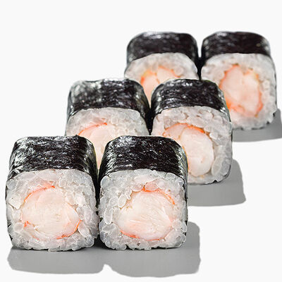 Маки ролл с креветкой в Вкус и лосось по цене 380 ₽