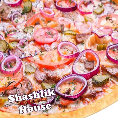 Пицца Шашлычная свиная в Shashlik House по цене 769 ₽