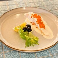 Семга паровая под соусом альфредо в Iris