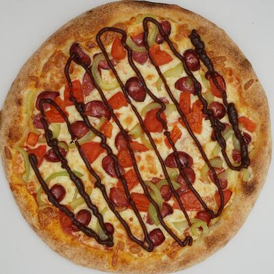 Пицца с охотничьими колбасками в Zoom по цене 3348 ₸