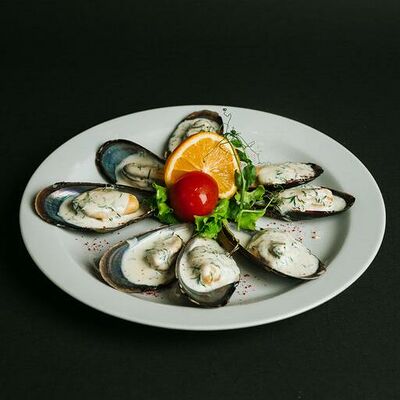 Мидии в сливочном соусе в Wasabi по цене 700 ₽