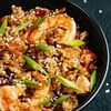 Жареный рис с яйцом, морепродуктами и грибами шиитаке в Mr.Mao по цене 615