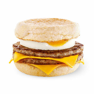 Двойной МакМаффин с яйцом и свиной котлетой в Макдоналдс по цене 185 ₽