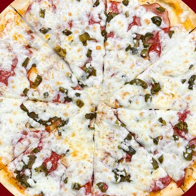 Пицца Мясная острая 30 см в Рикша по цене 749 ₽