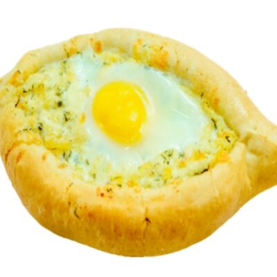 Хачапури по-Аджарски в Кондитерская-пекарня Смайлик по цене 195 ₽