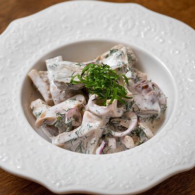 Грузди соленые со сметанойв Cook cafeshop по цене 530 ₽