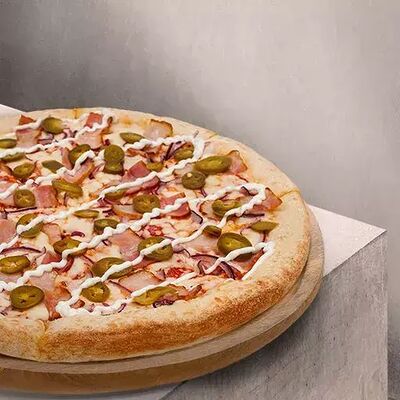 Бекон и Халапенью 25 см в EDOO Rolls & Pizza по цене 705 ₽
