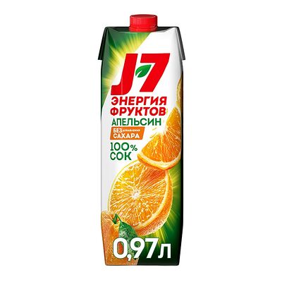 Сок J7 Апельсин в Руки ВВерх! Доставка по цене 600 ₽