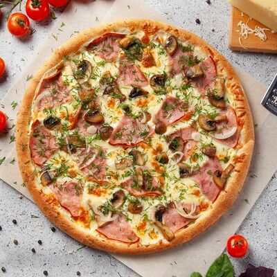 Парма на пышном тесте в Papa Pizza по цене 1200 ₽