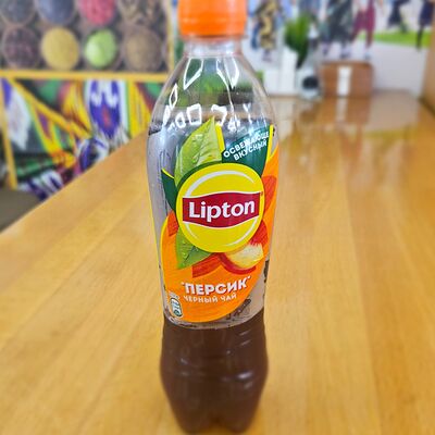 Чай Липтон черный персик в Шаурмастер по цене 300 ₽