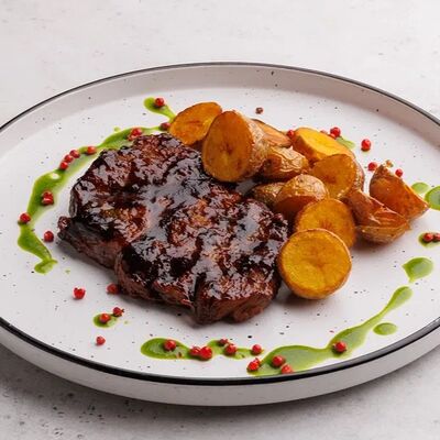 Стейк из свиной шейкив Амстердам по цене 655 ₽