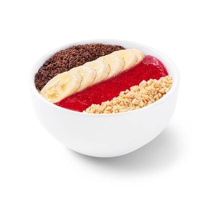 Каша овсяная с бананом, клубникой и орехами в БлинБери по цене 145