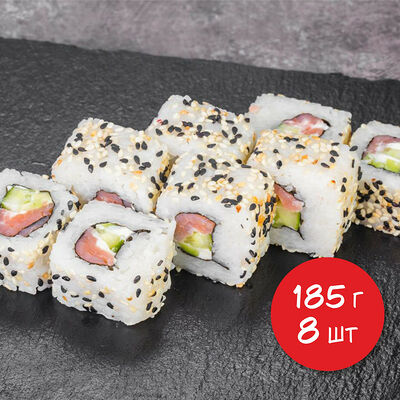 Ролл Калифорния с копчёным лососем в Я люблю суши по цене 589 ₽