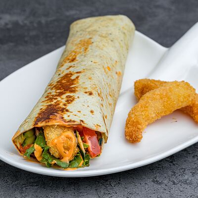 Шаверма с креветками в А когда не Вкусно?! по цене 466 ₽