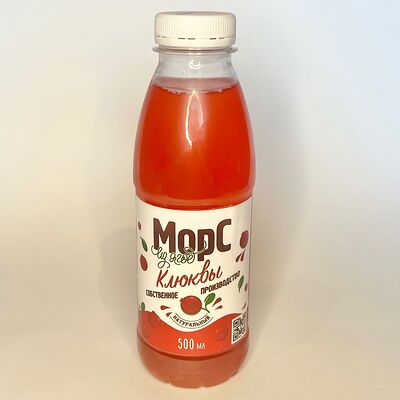 Морс из ягод клюквы в Пельменная №1 по цене 119 ₽