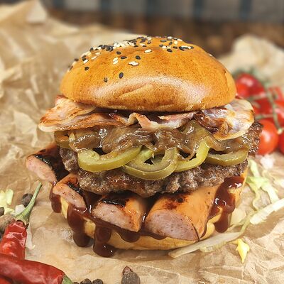 Мясной бум в Биг Хот-дог по цене 730 ₽