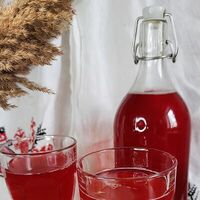 Морс клюквенный собственного приготовления в Баба Люба