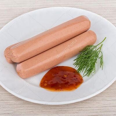 Сосиски молочные 2 шт в Бакинский Chef по цене 215 ₽