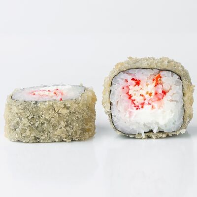 Ролл темпура с сурими и масаго в Лапша и Утки по цене 464 ₽