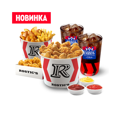 Большой Чикен Микс в ROSTIC’S по цене 1384 ₽