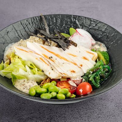 Поке с курицей и рисом в В угли по цене 650 ₽