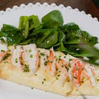 Омлет с крабом и рикоттой в More More