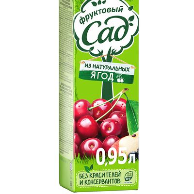 Сок Фруктовый сад вишневый в Столовая на Садовой по цене 350 ₽