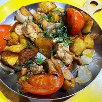 Картофель с мясом и овощами по-грузински в Суп 30