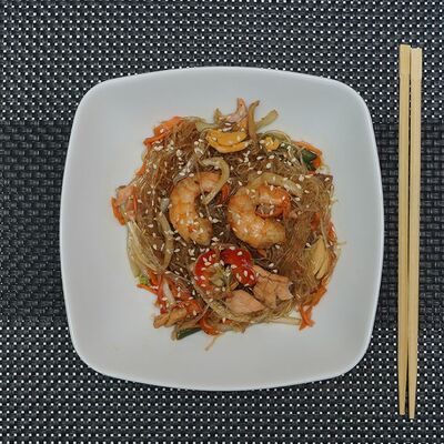 Вок Дары моря Фунчоза в Суши-бар Тунец по цене 406