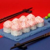 Вулкан с лососемв Sekai Суши