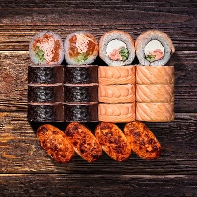 Запеченная Филадельфия в Суши Рай по цене 2200 ₽