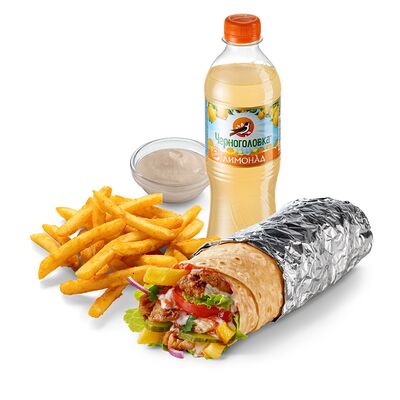 С макси Греческим в лаваше в Донер 42 по цене 629 ₽