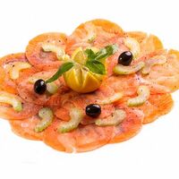 Карпаччо из семги в Мариус