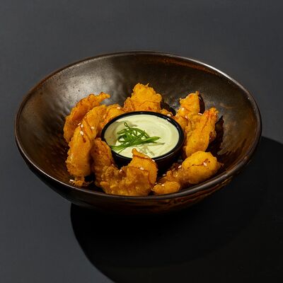 Тигровые креветки темпура в Вечно Молодой по цене 620 ₽