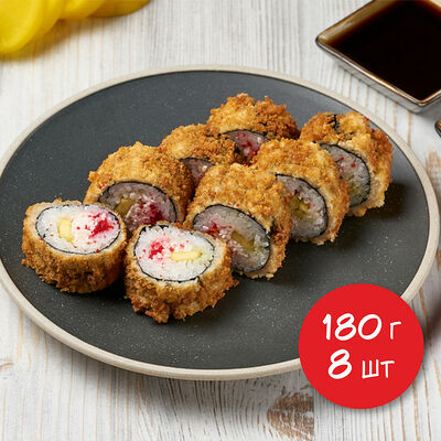 Темпура-ролл Калифорния в Я люблю суши по цене 749 ₽