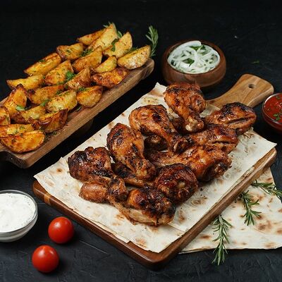 Комбо из куриной голени в Много Мяса по цене 1790 ₽