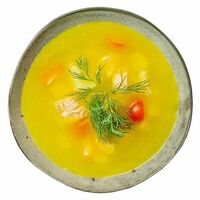 Уха по-царски с чесночными гренками в Шардэн