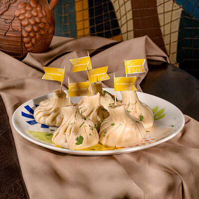 Хинкали со страчателлой в Аджикинежаль по цене 180 ₽