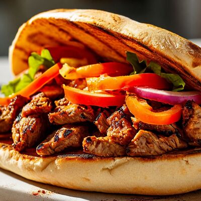 Пита с добавкой из халапеньо и сыра в Mangal по цене 580 ₽
