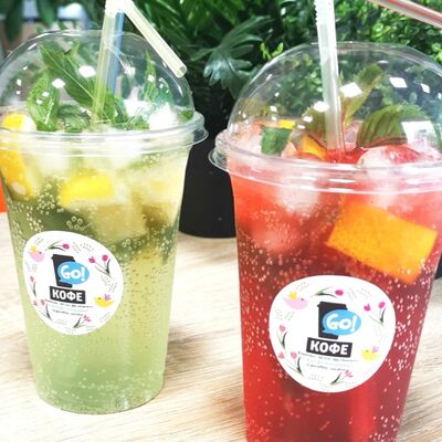 Лимонад Дыня-арбуз в Go! Кофе по цене 320 ₽