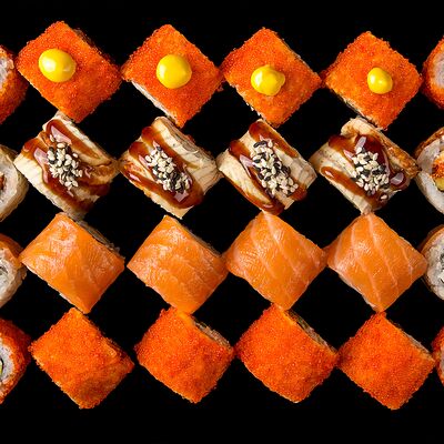 Оранж в Вкус и лосось по цене 2200