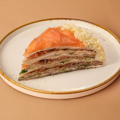 Торт блинный с лососем в Кулинария Патрик & Мари по цене 501 ₽