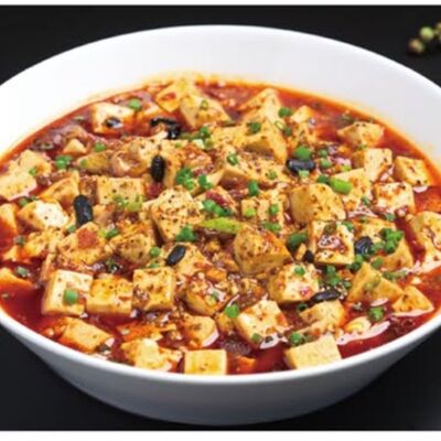 Тофу по-сычуаньски с креветкамив ГУаНЬ ЯНЬ по цене 1190 ₽