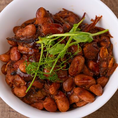 Фирменная фасоль BBQ в American BBQ по цене 31 р.